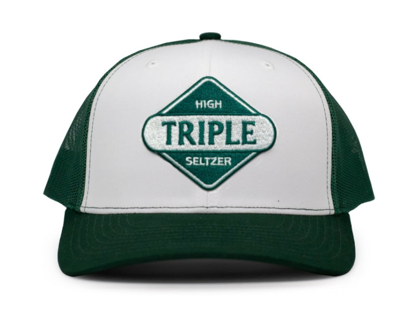 Triple Green Diamond Hat